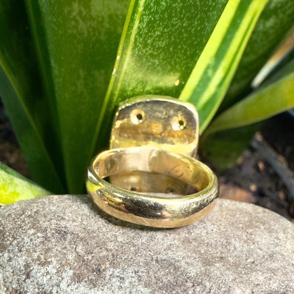 E.DeHaven 18k Emerald & Diamonds ring - Picture 8 of 16